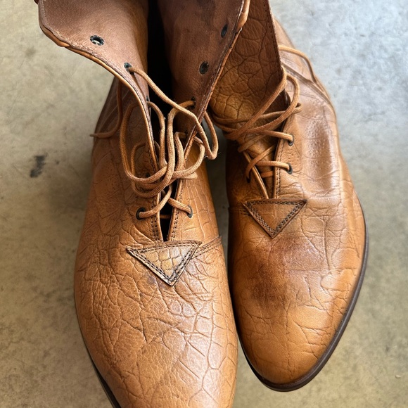 Kenneth Cole Tan Lace Up Boots main image 7